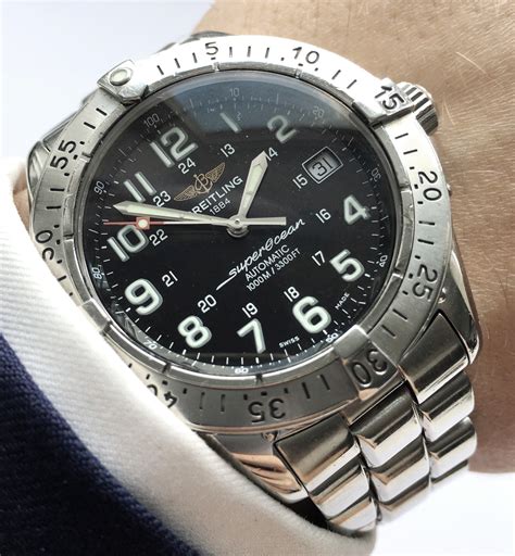 Breitling Superocean Automatic with Breitling Strap | Vintage Portfolio