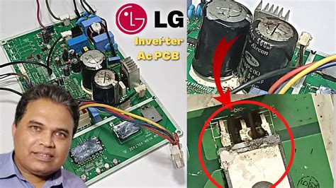 PCB Short Circuit After Capacitor Change LG Inverter Ac Outdoor Board