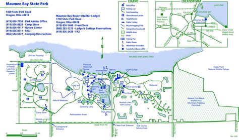 Maumee Bay State Park Map