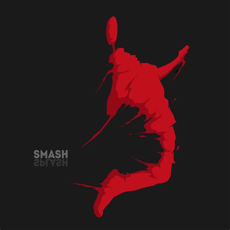 badminton smash splash 640320 Vector Art at Vecteezy