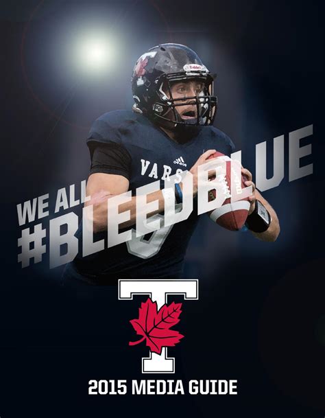 2015 Varsity Blues Football Media Guide by University of Toronto ...