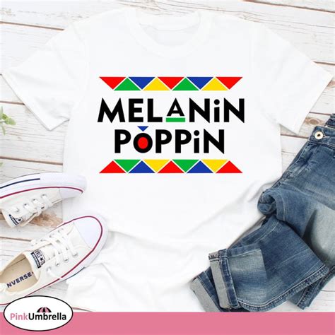 Melanin Poppin Svg African American Svg Black History Mont Inspire