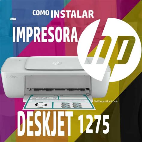 Como Instalar Impresora HP DeskJet Ink Advantage 1275 2023