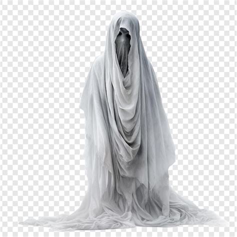 Personaje Fantasma Para Halloween Aislado En Un Fondo Transparente