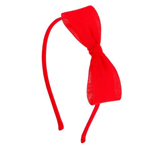 Structured Red Bow Headband Red Bow Bow Headband Red Headband