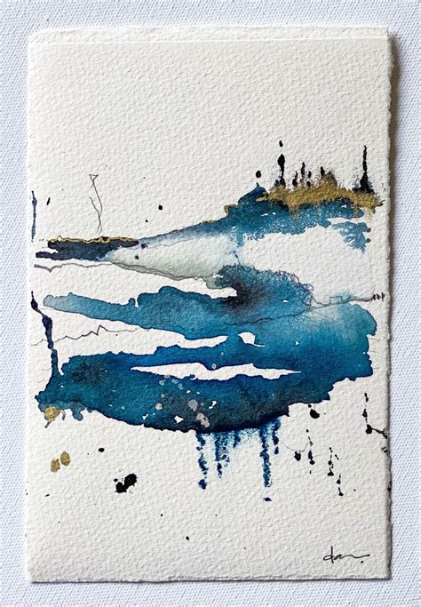 Watercolor Scenery Abstract Watercolor Landscape Abstract Art