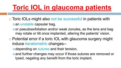 Indication Of Combined Cataract And Glaucoma Surgery Pptx