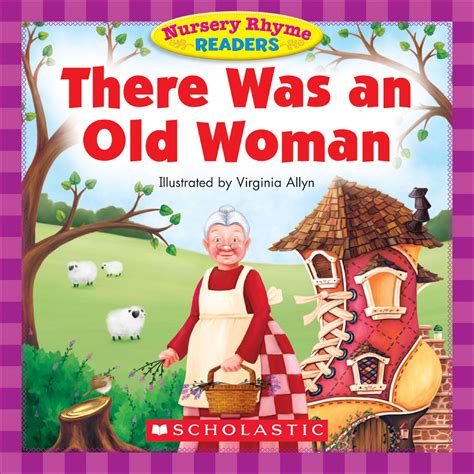 There Was An Old Woman Nursery Rhyme Readers Page Flip