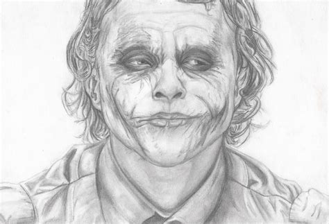 Joker pencil sketch by evanattard on DeviantArt