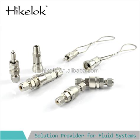 Ss Swagelok Type Fittings Full Flow Quick Connects Union Connection