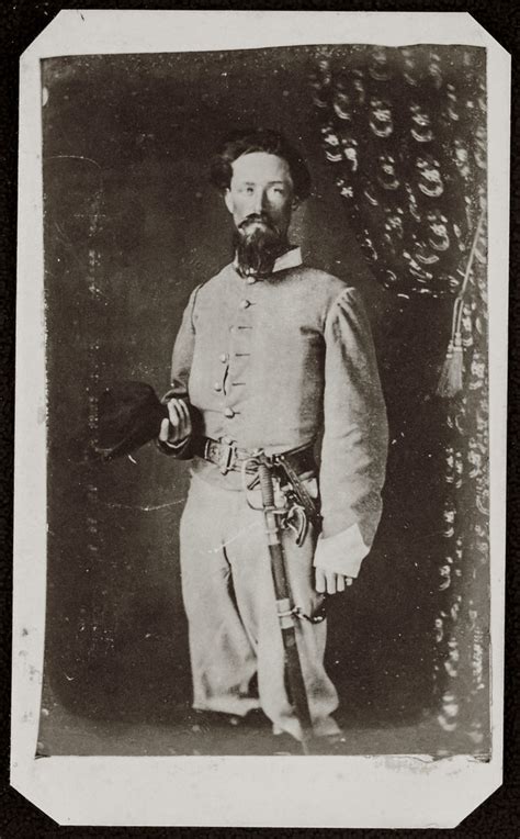 Unidentified Officer In Confederate Uniform With Sword LO Flickr