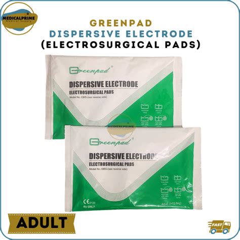 Mediprime Greenpad Dispersive Electrode Electrosurgical Pads Lazada Ph