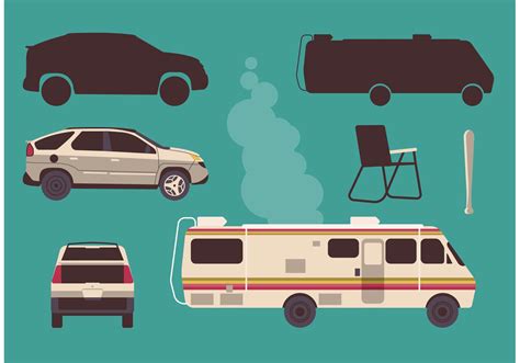 Breaking Bad Vehicle Vector Set Download Free Vector Art Stock