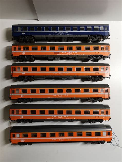 Roco Märklin H0 AC DC 6 Eurofima Wagen 1 und 2 Kl SBB Acheter