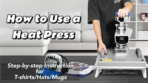 How to Use a 8 IN 1 Heat Press (Step-by-step Instruction for T-shirts ...