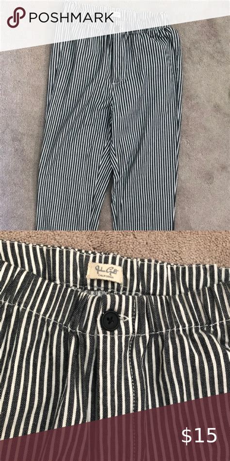 John Galt Stripped Linen Pants Linen Pants Brandy Melville Pants Pants