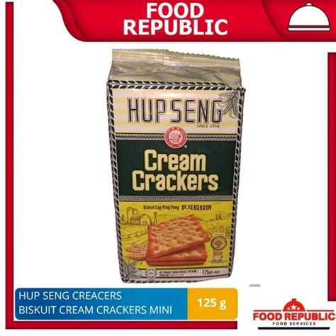 Jual Hup Seng Cream Crackers 125g Cream Crackers Mini Cap Ping Pong