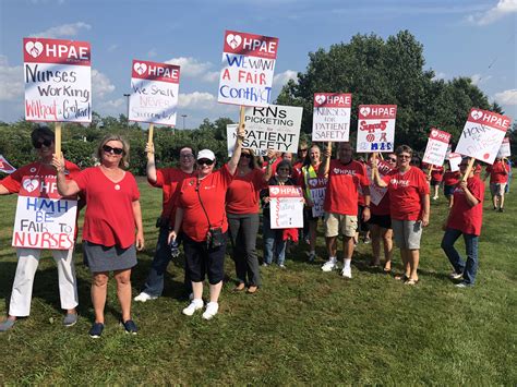Informational Pickets at Hackensack Meridian Health for Patient Safety