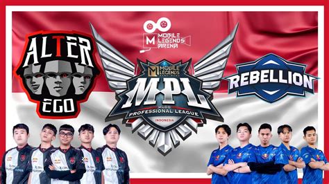 Alter Ego Vs Rebellion GAME 2 MPL ID S13 Day 2 YouTube