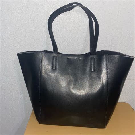 J Jill Bags J Jill Tote Bag In Black Leather Poshmark