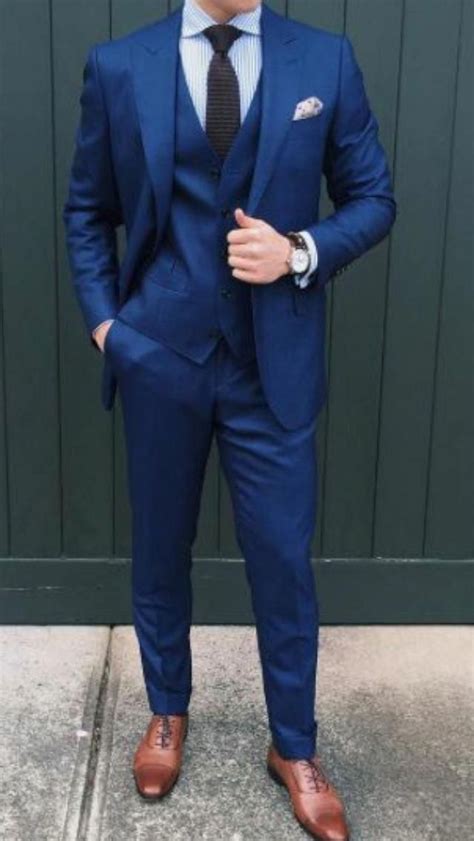 Ways To Wear Blue Suits With Brown Shoes Ideas For Men Artofit