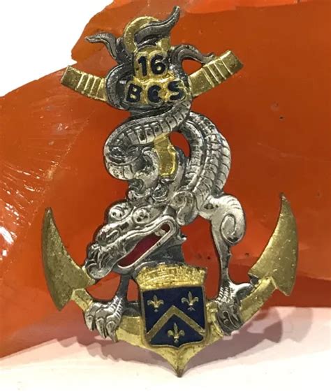 Medaille Broche Insigne Pucelle Militaire Eme Bcs Eur Picclick Fr