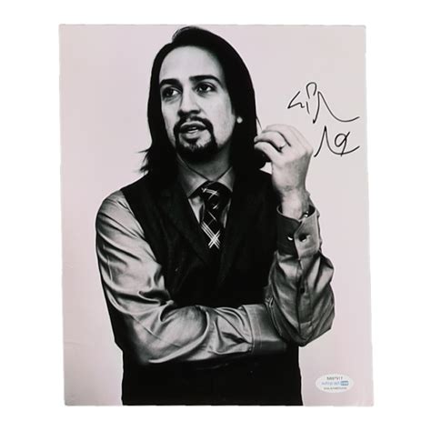 Lin Manuel Miranda Signed 8x10 Photo ACOA Pristine Auction