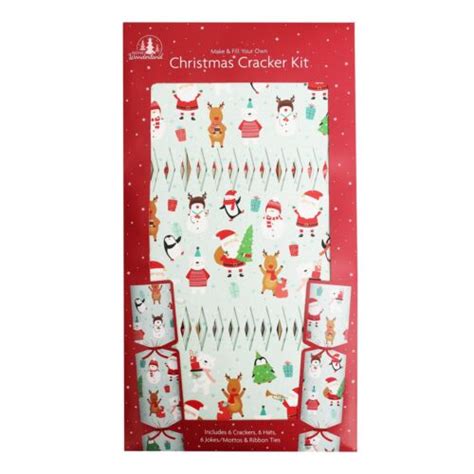 6 Pack Make Your Own Christmas Cracker Kit Santa And Friends EBay