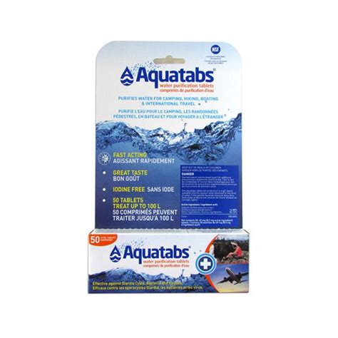 Aquatabs Water Purification Tablets Pack Boreal Ventures Canada