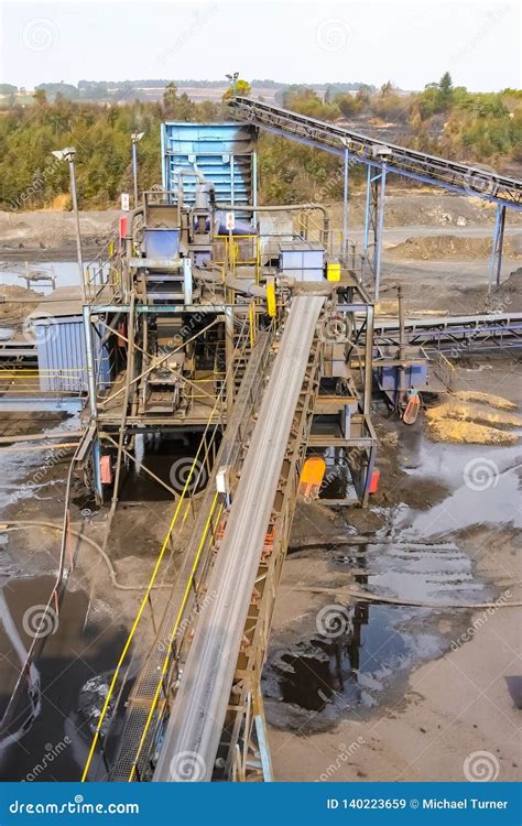 Coal Mining and Processing Plant Equipment Stock Image - Image of ...