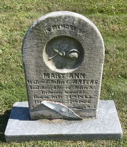 Mary Ann Smucker Arters Find A Grave Memorial