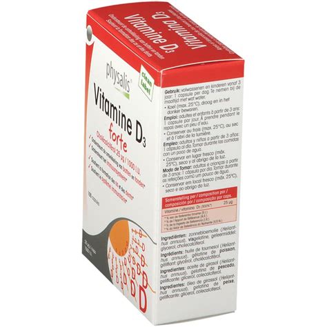 Physalis Vitamine D Forte Pc S Redcare Pharmacie