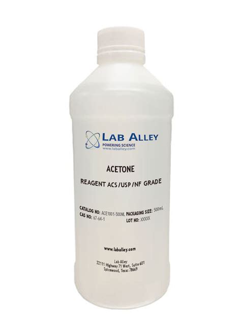 100% Pure Acetone $20+ All Grades & Bulk Sizes For Sale | Lab Alley