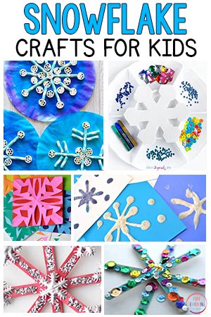 25+ Snowflake Crafts for Kids