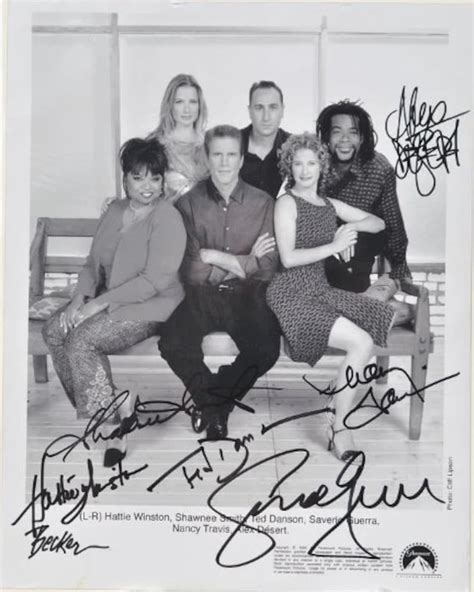 BECKER CAST SIGNED Photo X6 Ted Danson, Hattie Winston, Shawnee Smith ...