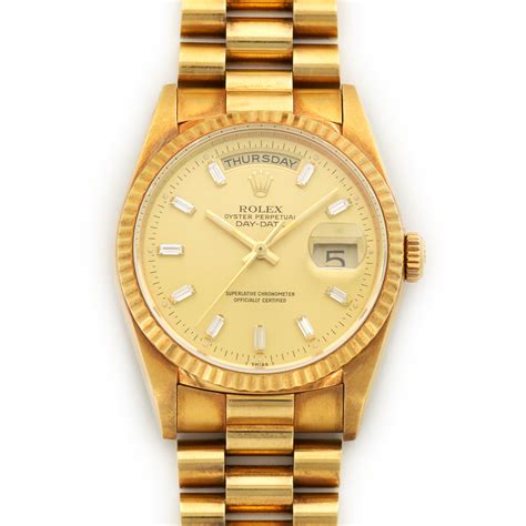 Rolex Day Date 18238 18k Yg The Keystone Watches