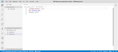 Create An Mta Project For The Multitenant Application Using Sap