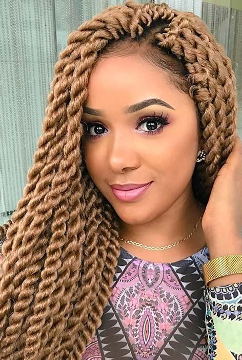 49 Senegalese Twist Hairstyles For Black Women Stayglam