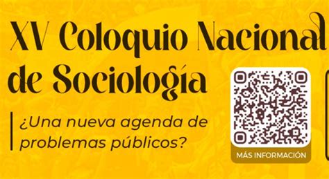 Xv Coloquio Nacional De Sociología 2024 Facultad De Ciencias Sociales