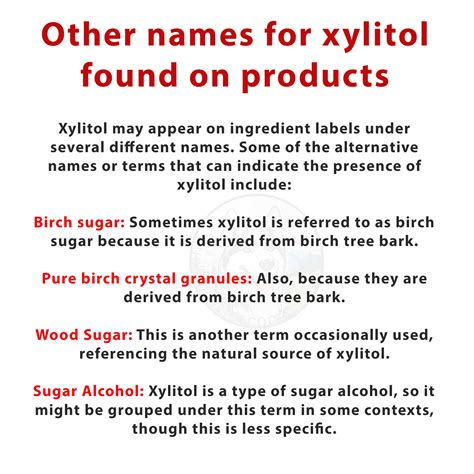 Xylitol For Dogs Warning Label Wsj 5