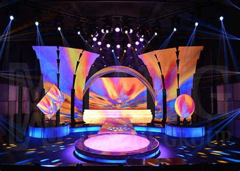 P10 Full Color LED Display Rental Stage Background LED Screen 1800nits ...