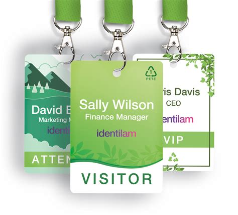 Recyclable Badges Eco Friendly Conference Badges Identilam