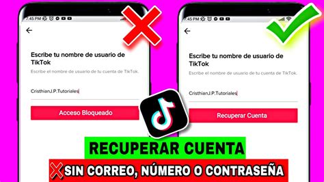 Cómo Recuperar Mi Cuenta De Tik Tok Sin Contraseña Ni Correo