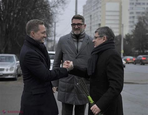 FOTO Igor Grosu Adrian Dupu și Cristian Leon Țurcanu OMAGIU pentru