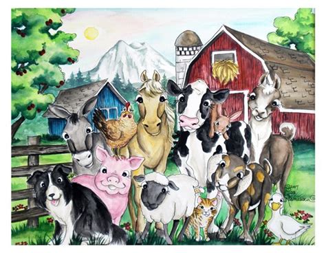 Barnyard limited edition card - Udderly Delightful Designs by Lisa ...