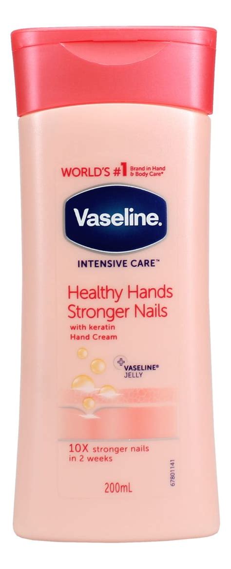 Vaseline Intensive Care Healthy Hands Stronger Nails Cream 200 Ml