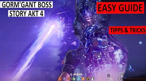 GORM GANT FINALER BOSS FIGHT STORY AKT 4 EASY GUIDE PRO TIPPS MWZ