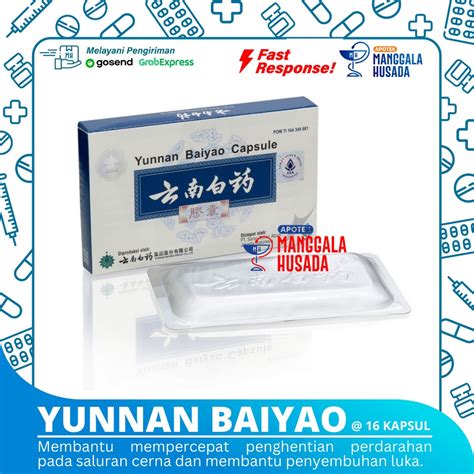 Jual Yunnan Baiyao Per Box Kapsul Shopee Indonesia