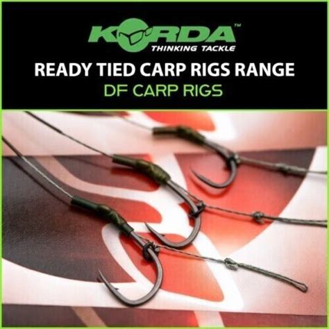 Korda Ready Tied N Trap Df Carp Rigs Barbed And Barbless Ebay