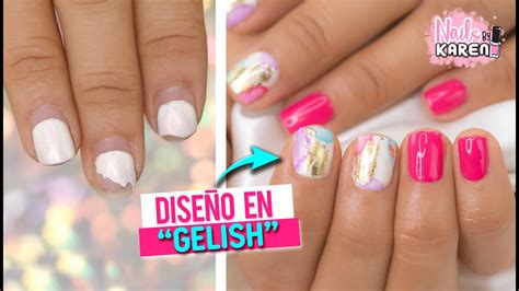 NAILS ART En GELISH Para PRINCIPIANTES Clienta YouTube